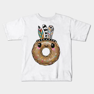 Cute chocolate donut Kids T-Shirt